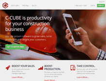 Tablet Screenshot of ccubeapp.com